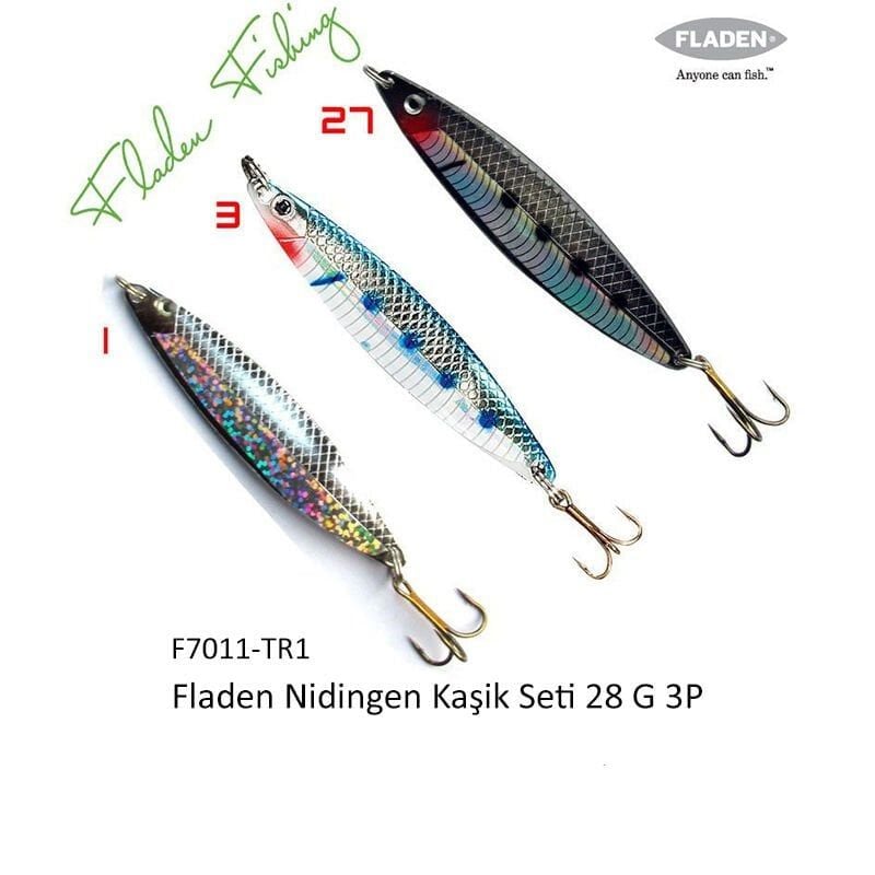 Fladen Nidingen Kaşık Seti 28g 3P