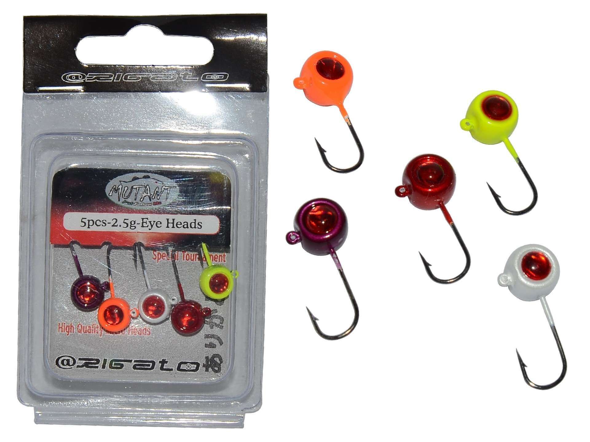 Mutant 6439 Jig Head Rigato 3D Melek Göz 15gr LRF Jig Head 5li Paket