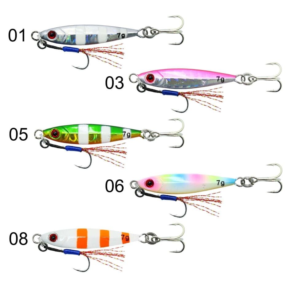 Captain 3660 Flutter Mini Jigger 7gr LRF Jig Suni Yem
