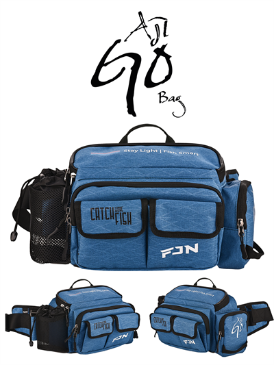 Fujin AjiGo Bel Çantası Indigo - Balıkçı Çantası