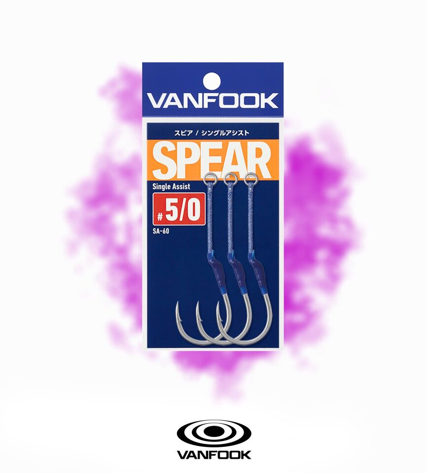 VANFOOK SA-60 SPEAR SINGLE ASSIST 3P #5/0