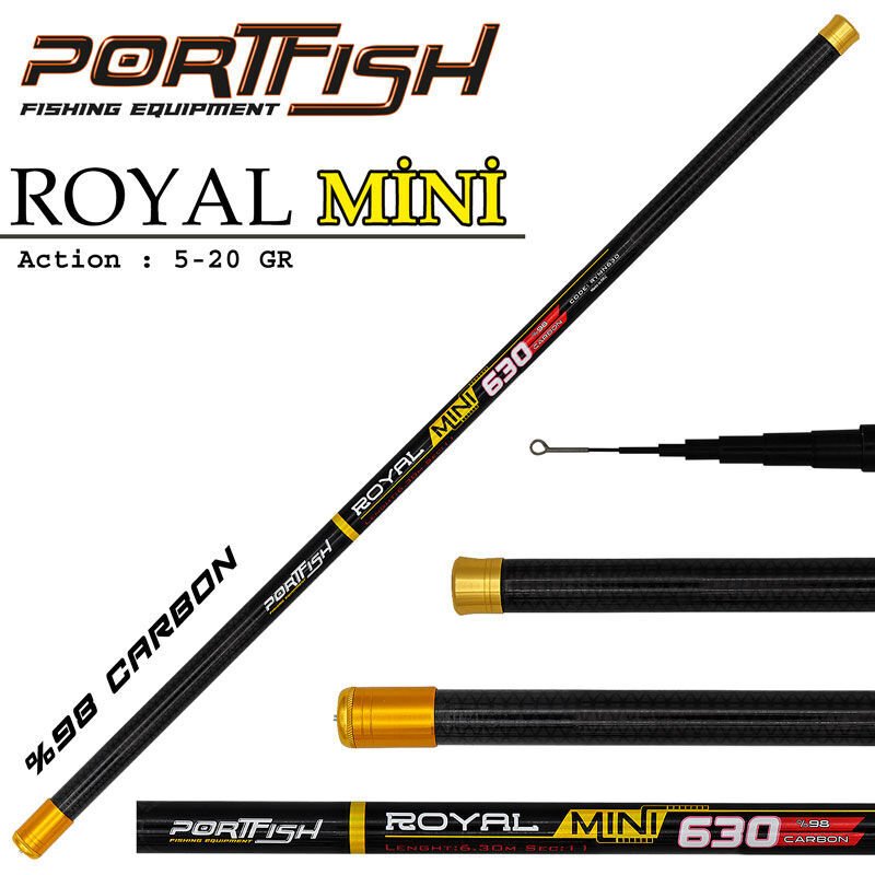 Portfish Mini Royal Carbon Göl Kamışı 5-20 gr