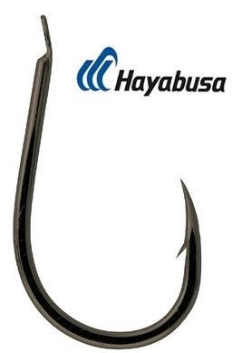 Hayabusa HCHN 122 Kısa Pala Dövme Olta İğnesi 15'li Paket Black Nikel