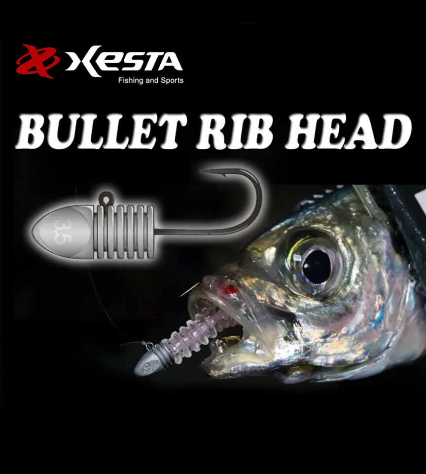 XESTA BULLET RIBHEAD JIG HEAD #8 4P 1.0G