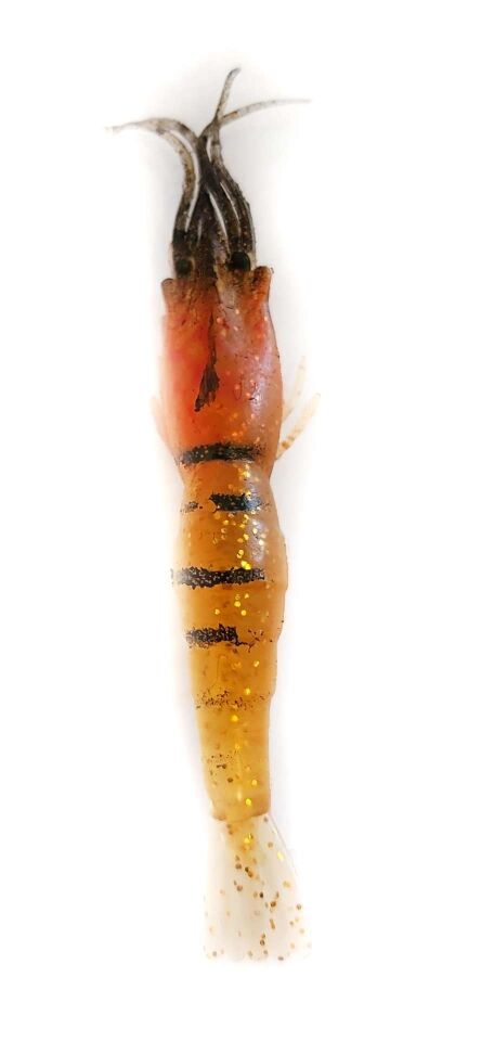 Captain 3060 Silikon Karides 9cm Suni Yem 5li Paket