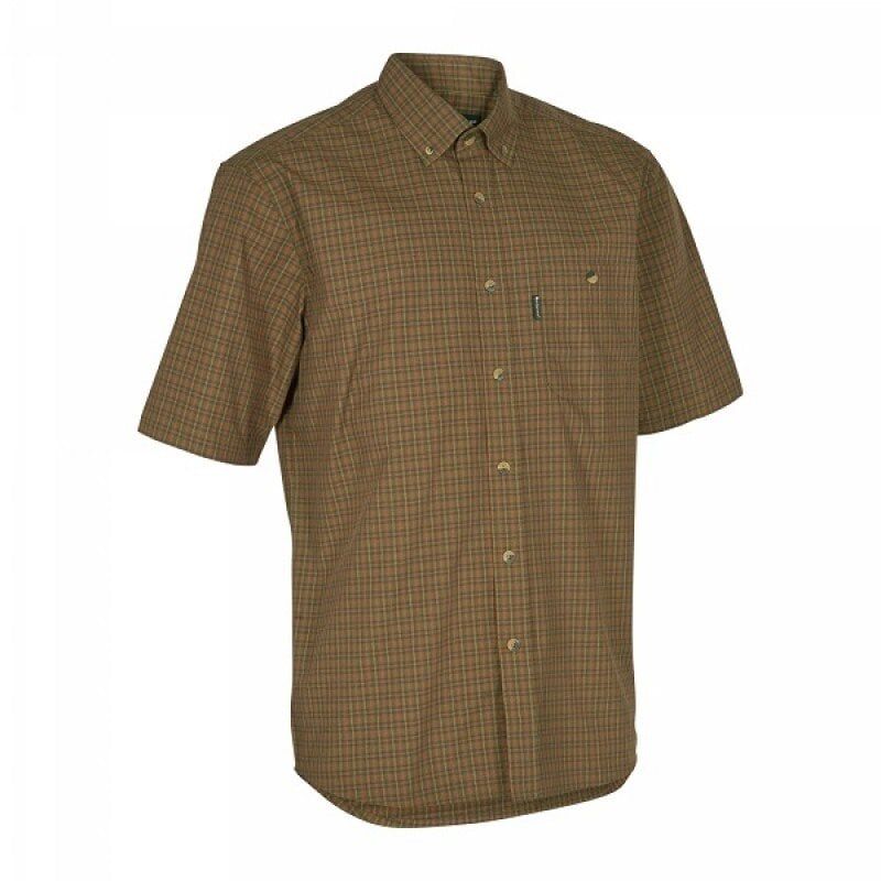 T. DEERHUNTER Nıkhıl Red Kareli Kısa Kol Gömlek 39/40