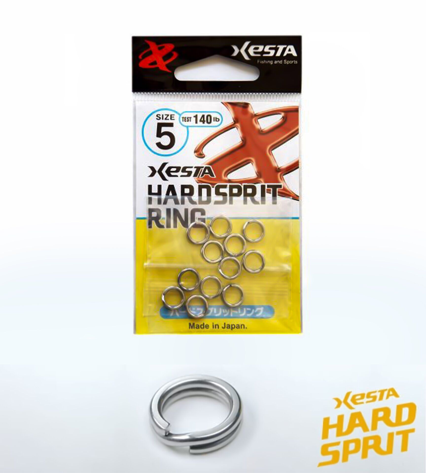 XESTA HARD SPLIT RING 64KG #5 12P