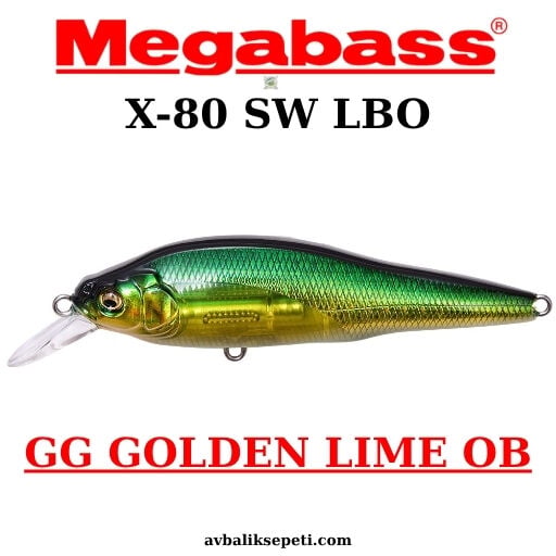 Megabass X-80 SW LBO Maket Balık