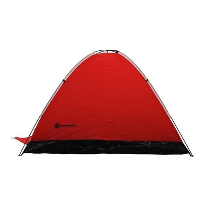 S. DFT 3 Kişi Tek Kat Kırmızı Çadır 220x200+70x130cm