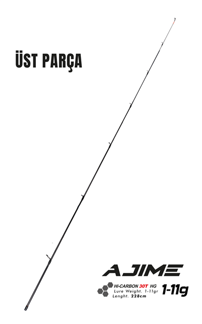 Fujin Ajime 228cm 1-11gr LRF Kamışı #1 Üst Parça