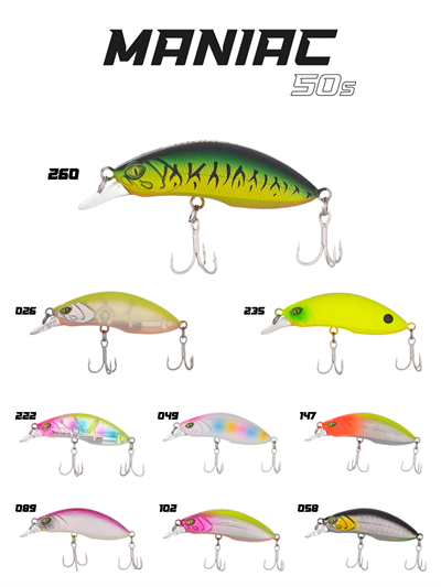 Fujin Maniac 50S 8gr 50mm Maket Balık