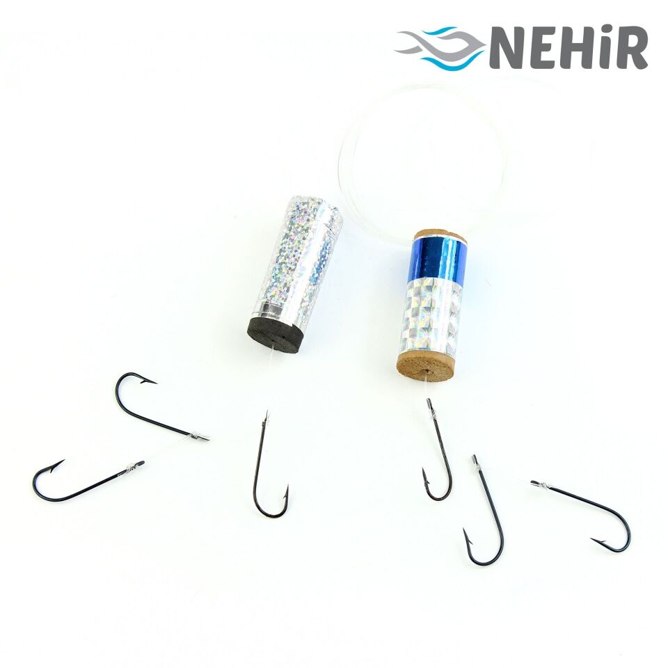 Çinekop Takımı 3 İğneli Double Misinalı 100P