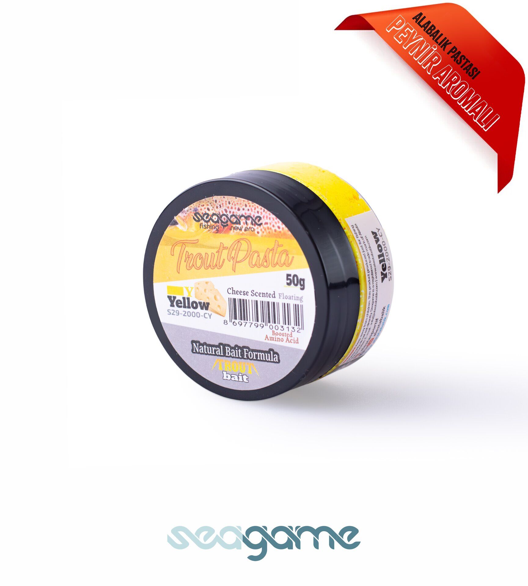 SEAGAME TROUT PASTA ALABALIK HAMURU PEYNİR SARI 50G