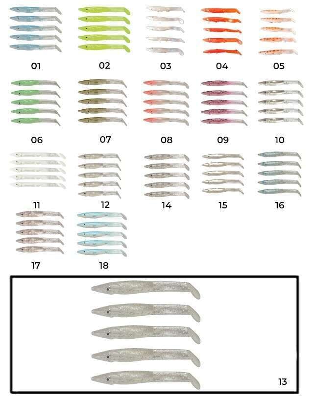 Captain 3597 Elegant 75cm Silikon Zargana 5li Paket Suni Yem 13