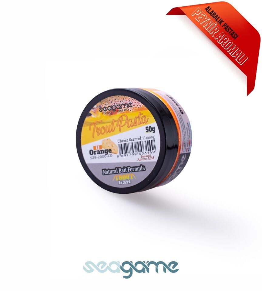 SEAGAME TROUT PASTA ALABALIK HAMURU PEYNİR TURUNCU 50G