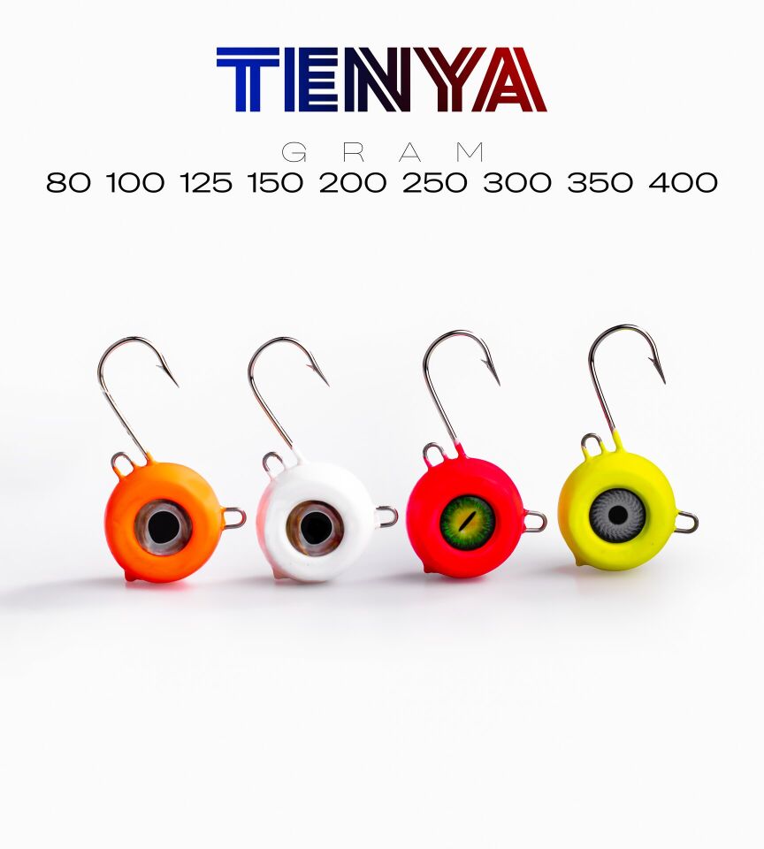 TENYA JIGHEAD 350G X6049 BEYAZ GLOW