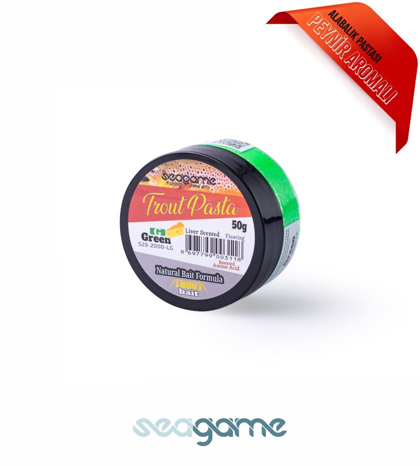 SEAGAME TROUT PASTA ALABALIK HAMURU PEYNİR YEŞİL 50G