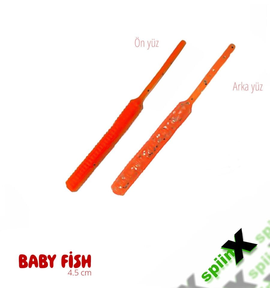 SPIINX BABY FISH SİLİKON 4.5CM 18P FIRE TIGER