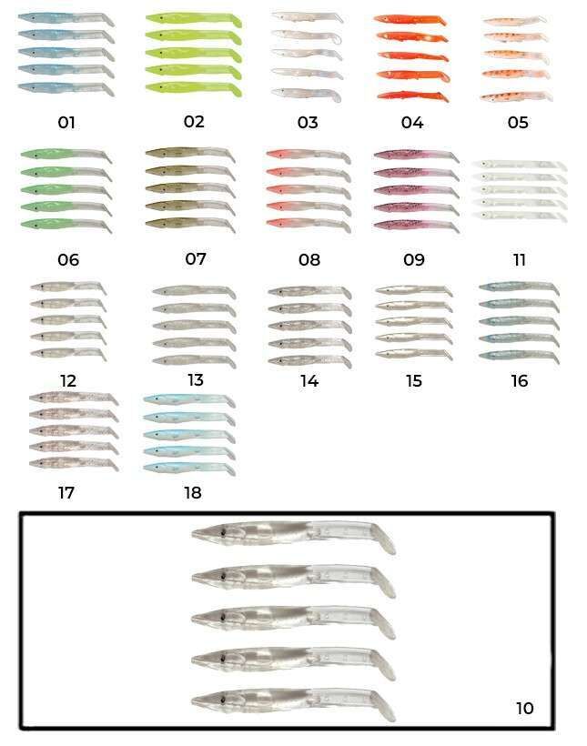 Captain 3597 Elegant 75cm Silikon Zargana 5li Paket Suni Yem 10