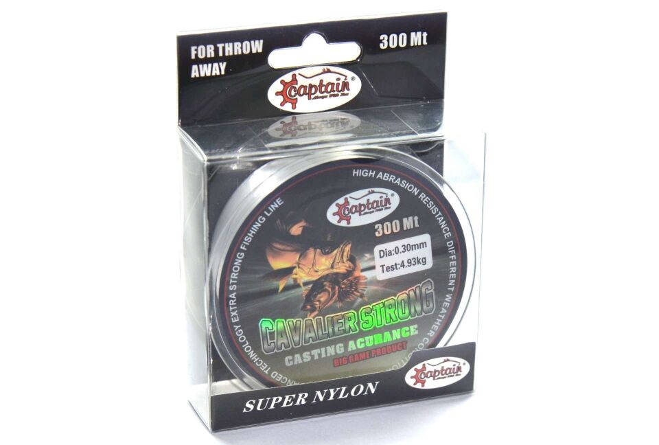 Captain Cavalier Strong 300mt Monofilament Misina Beyaz Standart - 0.35 MM