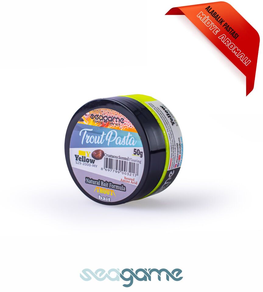 SEAGAME TROUT PASTA ALABALIK HAMURU MİDYE SARI 50G