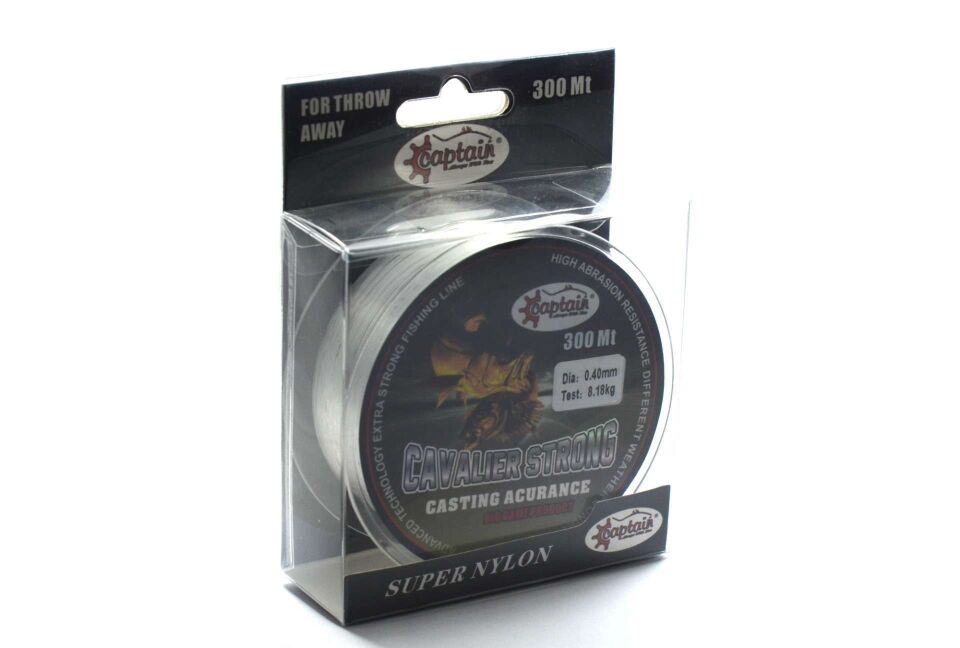 Captain Cavalier Strong 300mt Monofilament Misina Beyaz Standart - 0.30 MM
