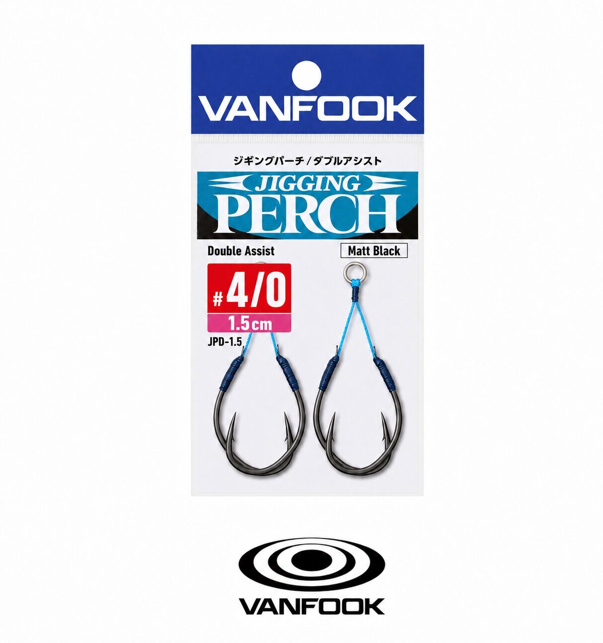 VANFOOK JPD-1.5 JIGGING PERCH DB ASIS 1.5CM 2P #4/0