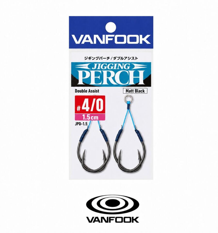 VANFOOK JPD-1.5 JIGGING PERCH DB ASIS 1.5CM 2P #4/0