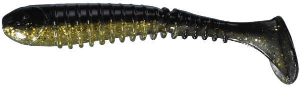 Berkley Flex Rib Shad Sahte Balığı 9CM-75LI - CLEAR GOLD BLACK BACK
