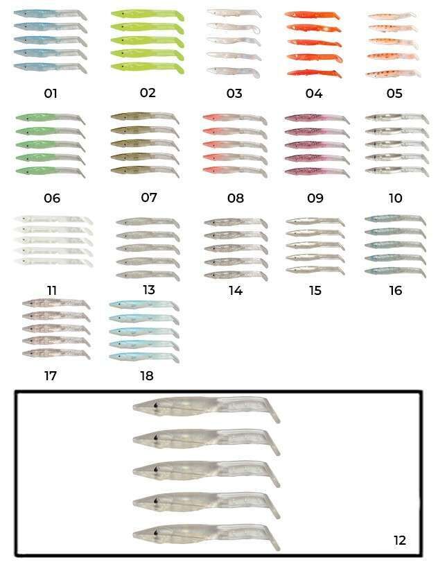 Captain 3597 Elegant 75cm Silikon Zargana 5li Paket Suni Yem 12