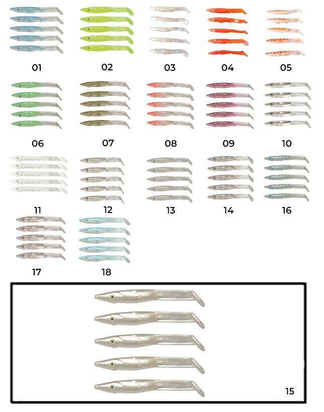 Captain 3597 Elegant 75cm Silikon Zargana 5li Paket Suni Yem 15