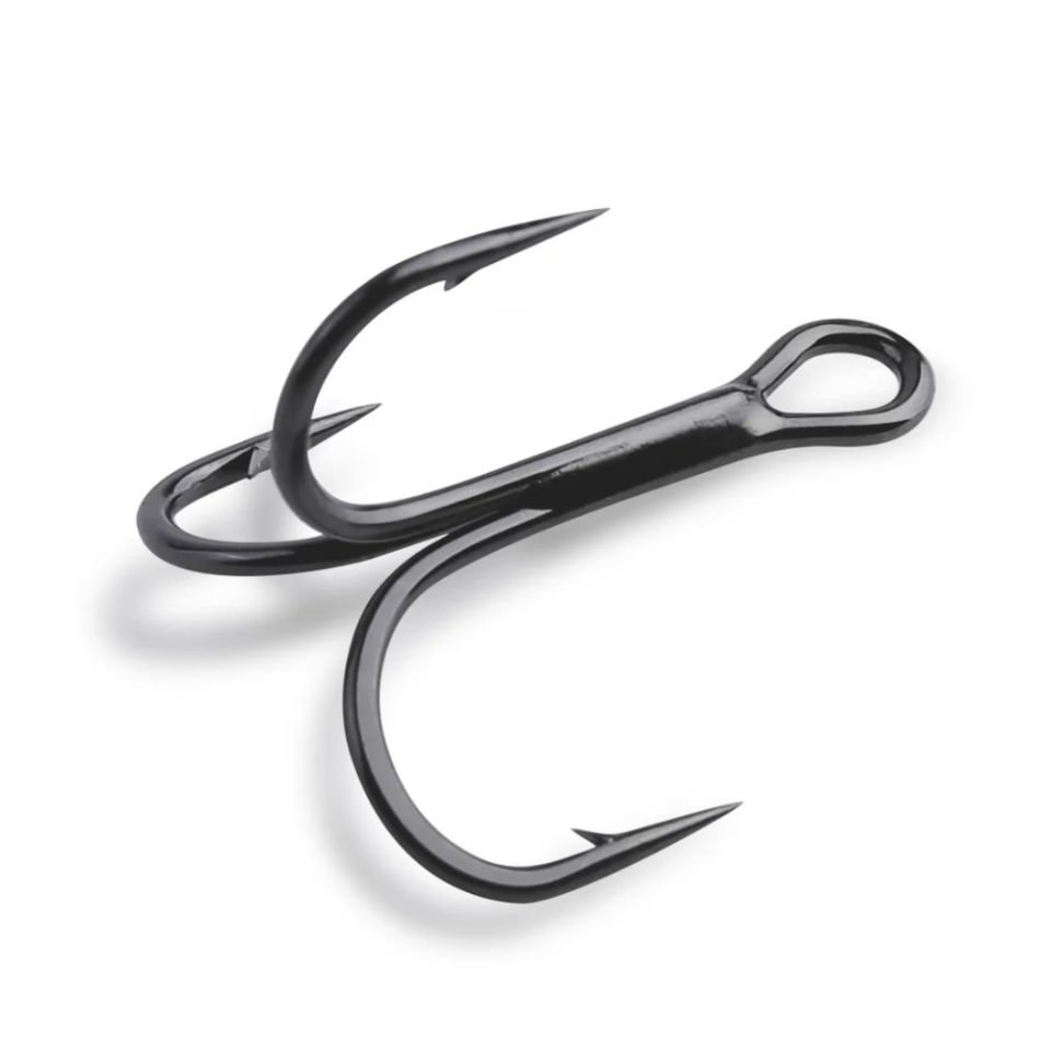 Mustad Elite Round Bend Treble TR78NP-BN Olta İğnesi NO:2 - METALİK SİYAH