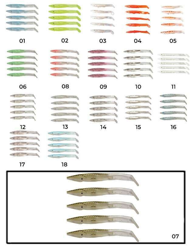 Captain 3597 Elegant 75cm Silikon Zargana 5li Paket Suni Yem 07
