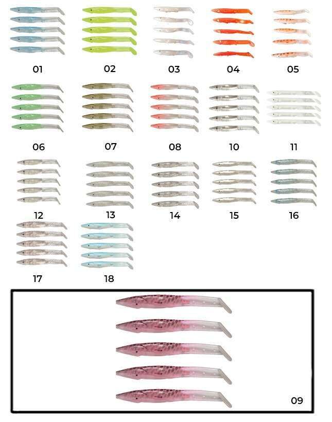 Captain 3597 Elegant 75cm Silikon Zargana 5li Paket Suni Yem 09