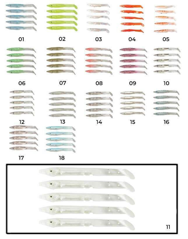 Captain 3597 Elegant 75cm Silikon Zargana 5li Paket Suni Yem 11