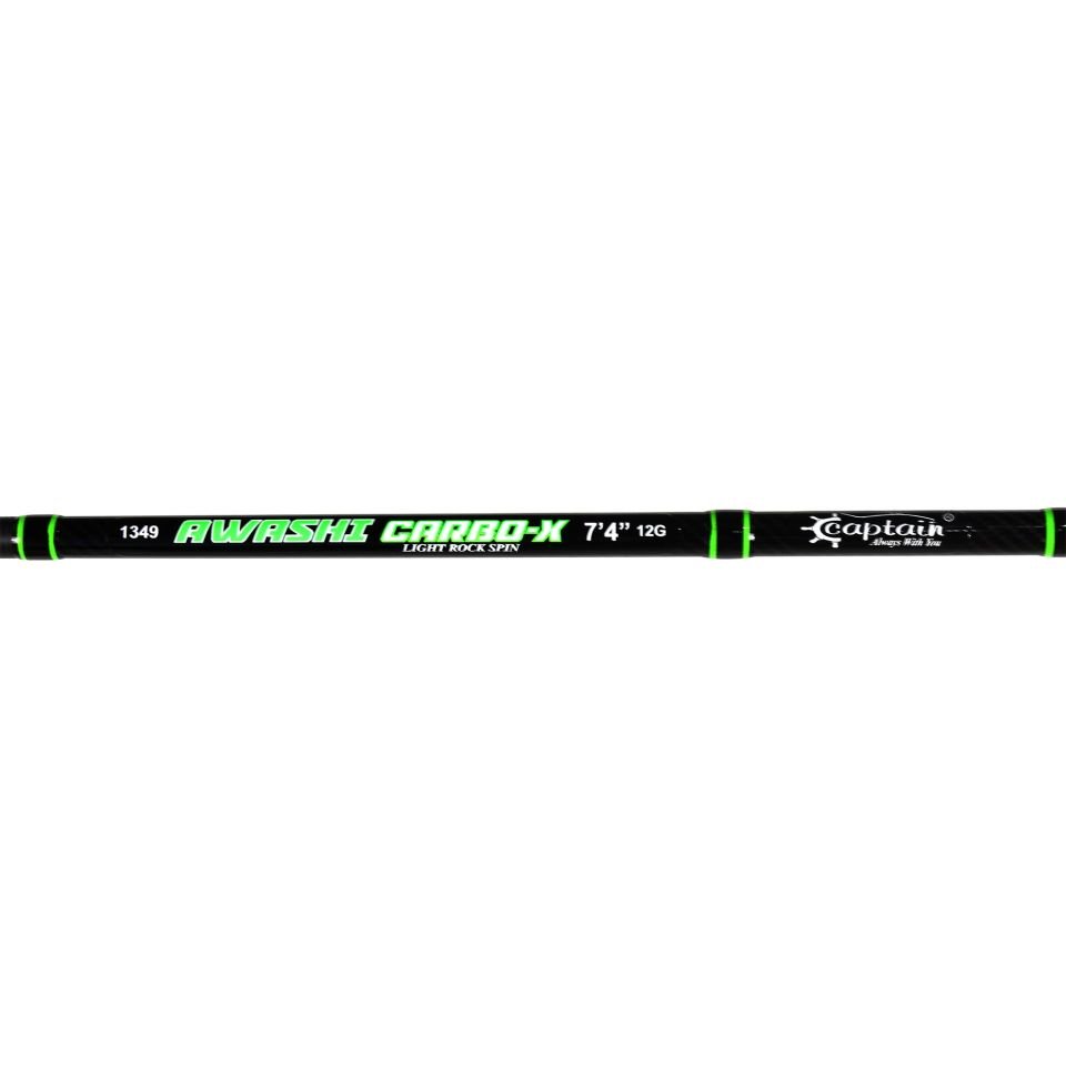 Captain 1349 Awashi Carbo-X 225cm 2 Parça LRF Kamışı 1-12gr Atar