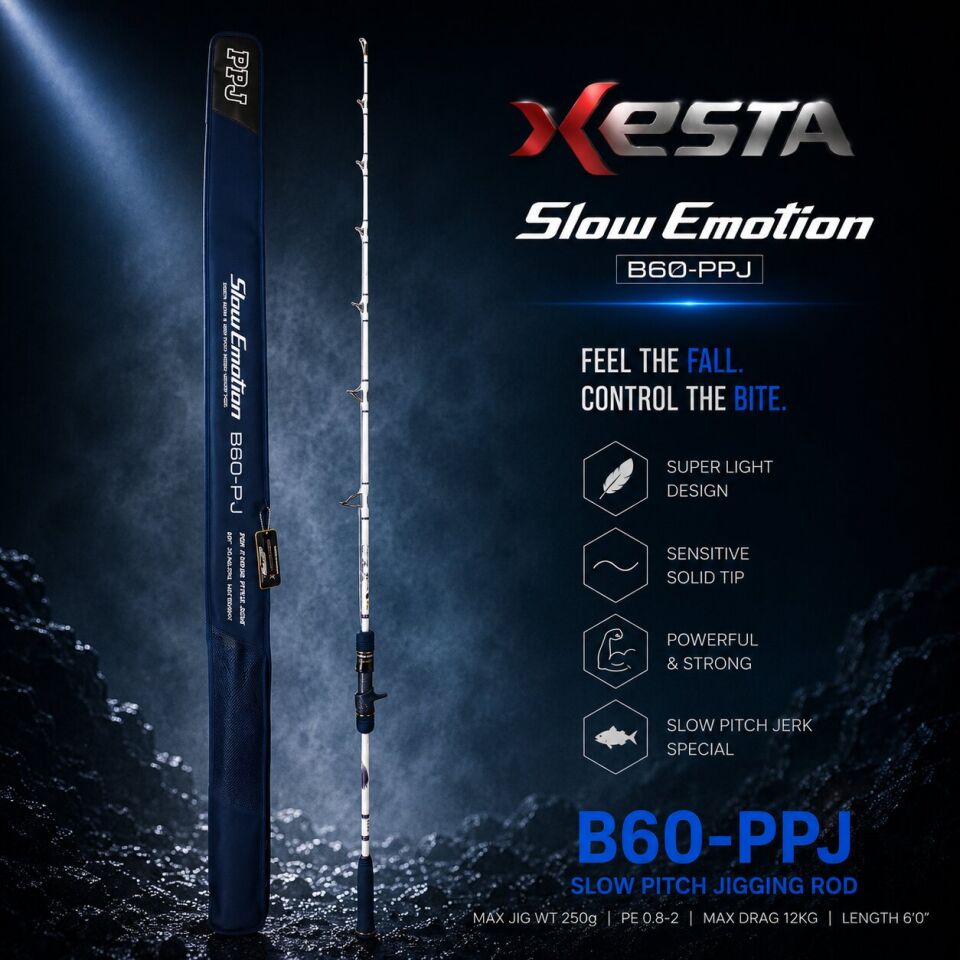 XESTA SLOW EMOTION POWER PITCH JERK B60-PPJ KAMIŞ 1.82M 150-500G