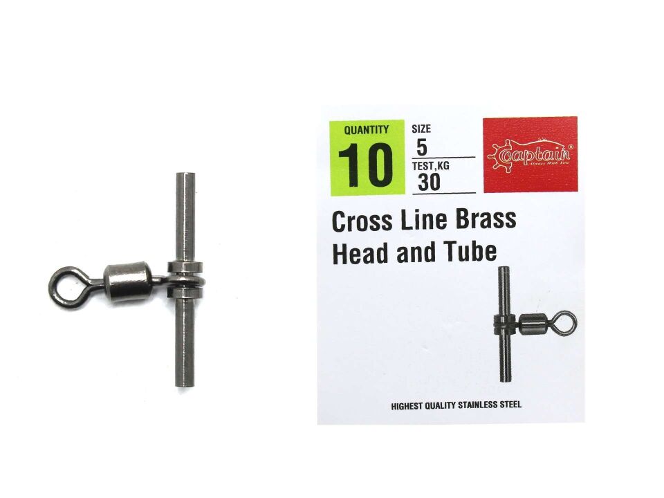 Captain 5127 Tube T Fırdöndü 10lu Paket Black Nikel