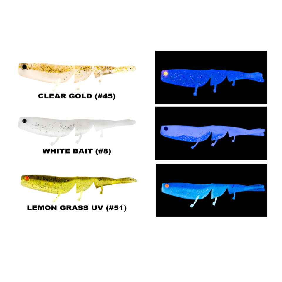DAIWA BAIT JUNKIE 6CM PRAWN, (8 ADET)