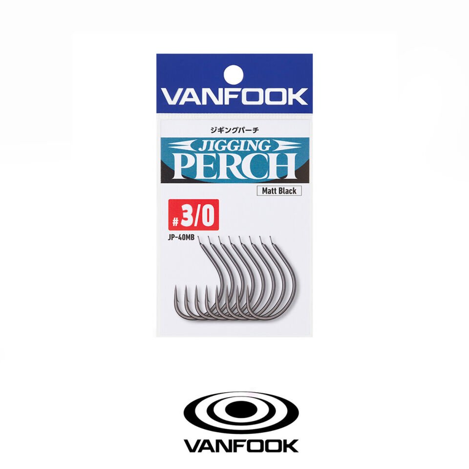 VANFOOK JP-40MB JIGGING PERCH MATT BLACK 8P #3/0