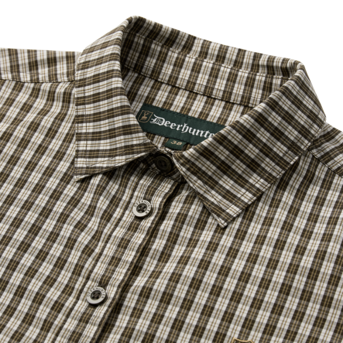 DEERHUNTER Lady Bridget Kahverengi KareliGömlek 38