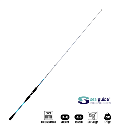 Fujin BlueGame Jigging 203cm 60-140gr Jig Kamışı