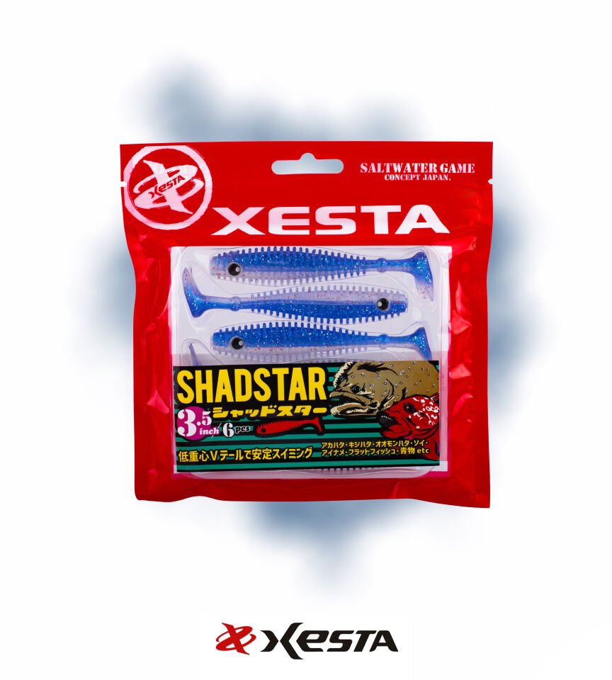XESTA SHAD STAR SİLİKON 3.5'' 9.5CM KCBR 6P
