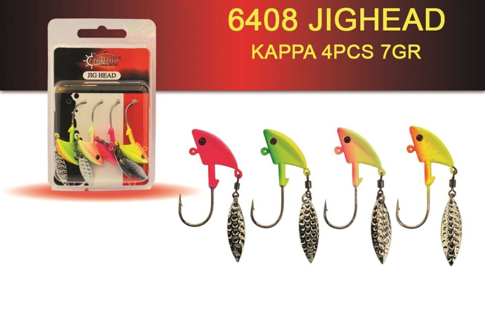 Captain Jig Head Kappa 4lü Mix Set Kaşıklı Jig Head Standart - 7 GR