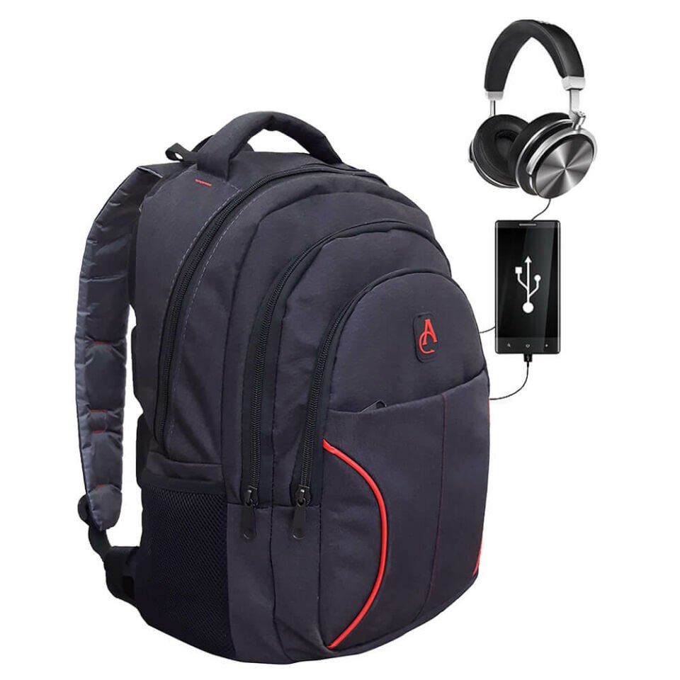 Albastar ProTech 4 Akıllı Sırt Çantası - Smart Bag ANTRASİT GRİ