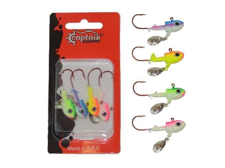 Captain 6416 Jig Head Rapstory 4lü Mix Set Kaşıklı Jig Head Standart - 7 GR