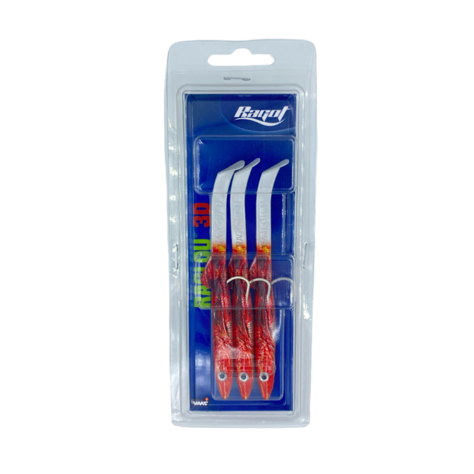 Ragot Raglou 3D Silikon Balık ABLR - 65MM - 3LÜ