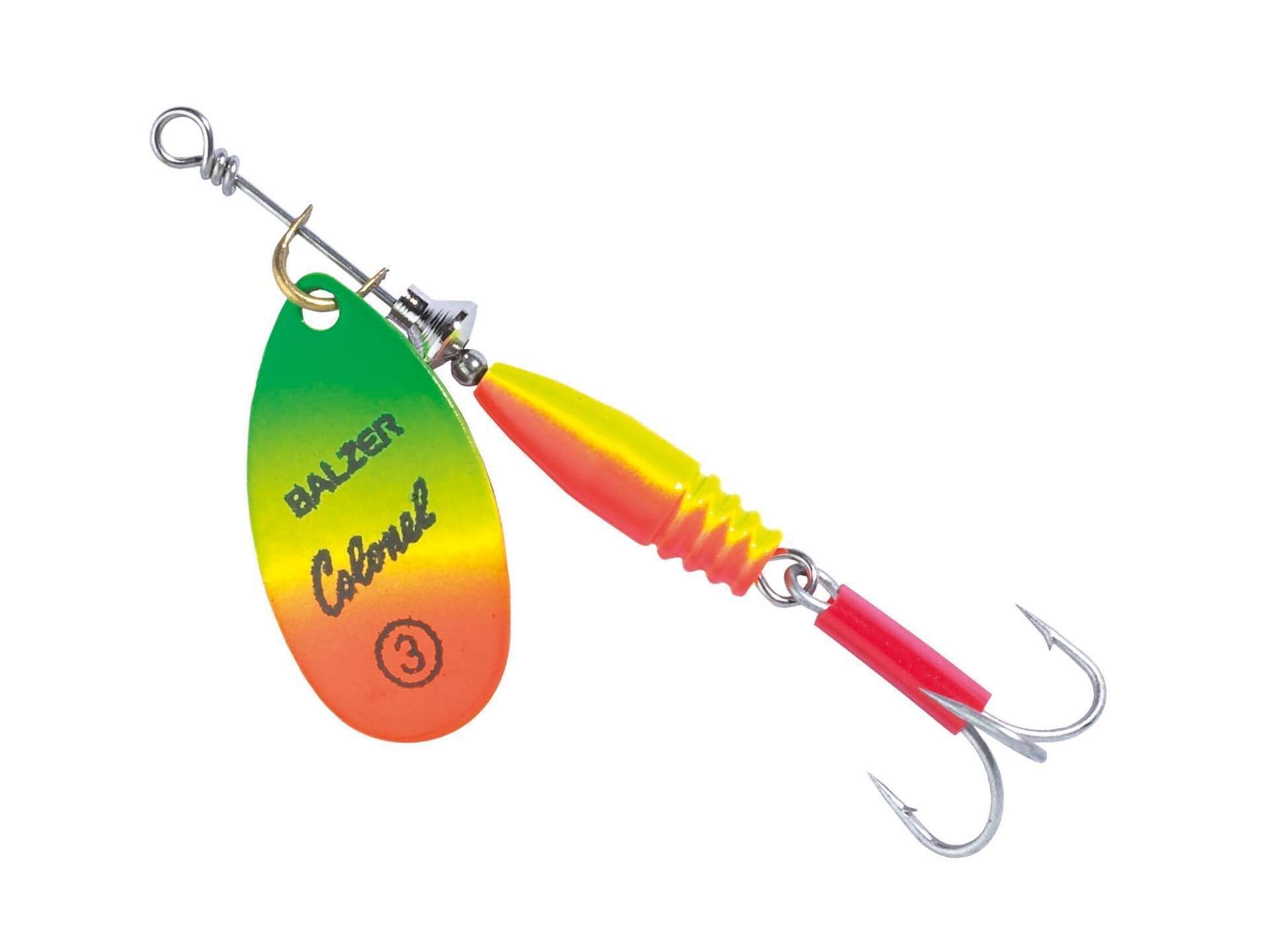 Balzer 13062 Colonel Classic Fluo Uzun Gövde Alabalık Kaşığı Standart