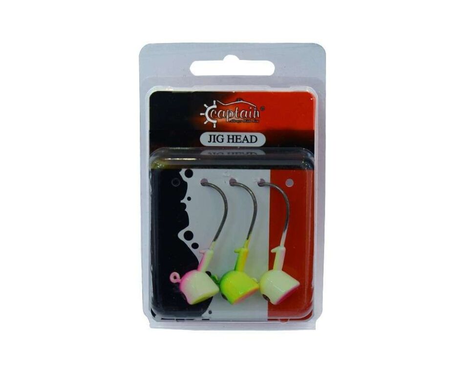 Captain Jig Head Bastet 4lü Mix Set Kesik Kafa Jig Head Standart - 10 GR