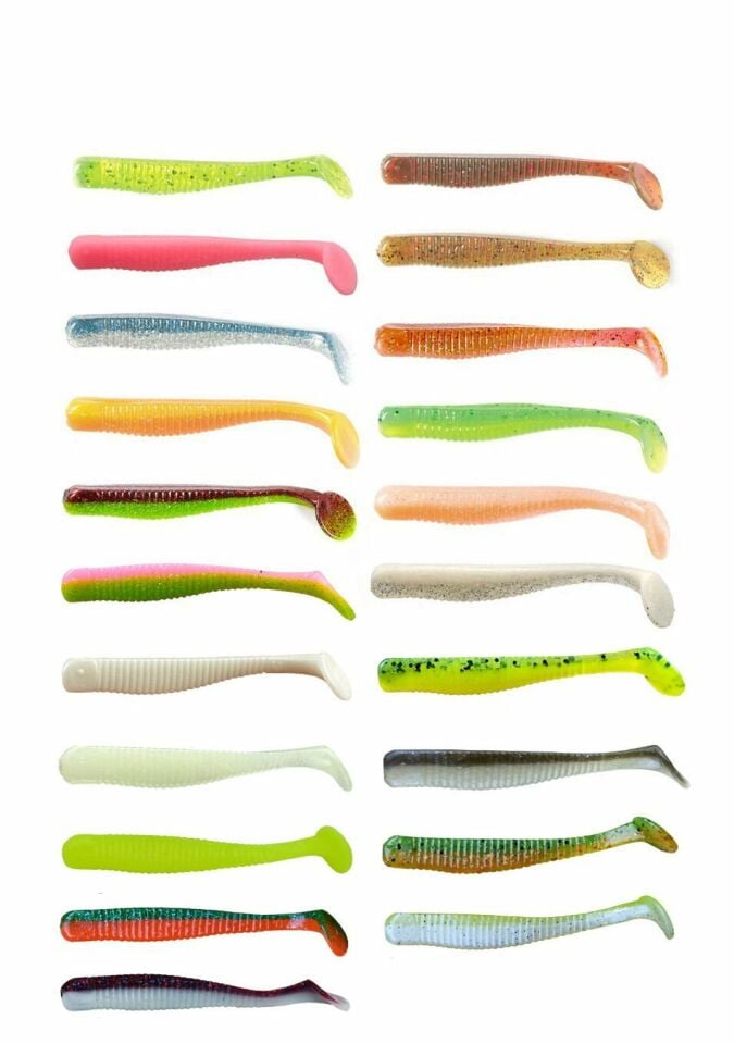 Lucky John Long John 3.1'' (7.87 cm) 8P Silikon Yem